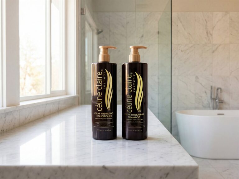 Celine Claire Argan Oil Hydrating Shampoo and Conditioner bundle — detail view