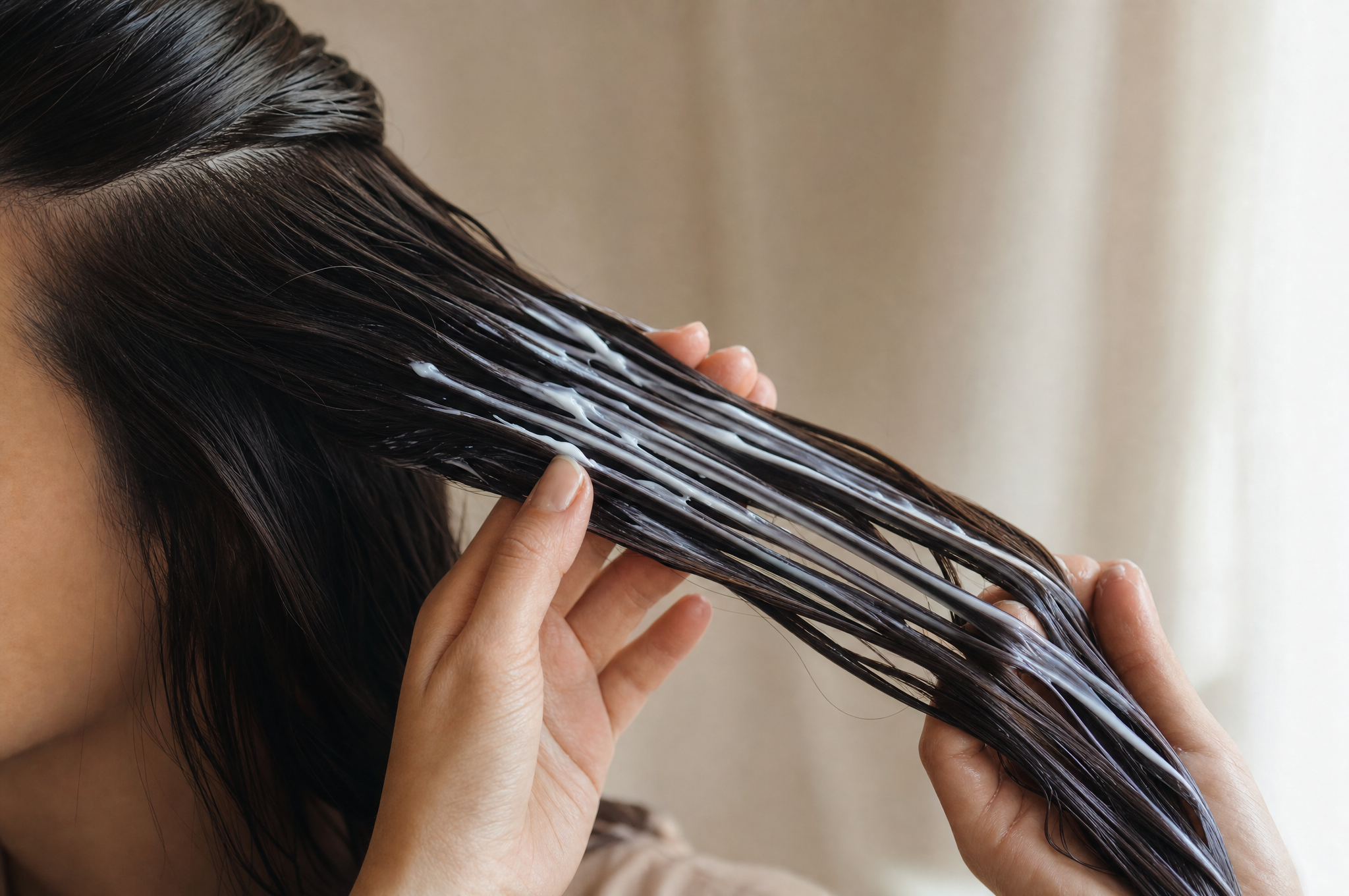 Working conditioning care through the lengths, away from the roots