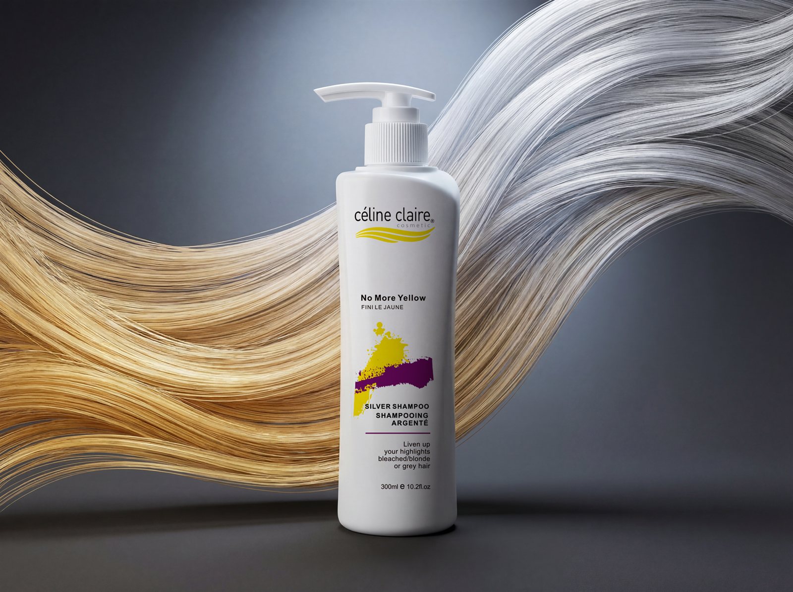 Celine Claire Silver and Purple Shampoo 300 ml bottle
